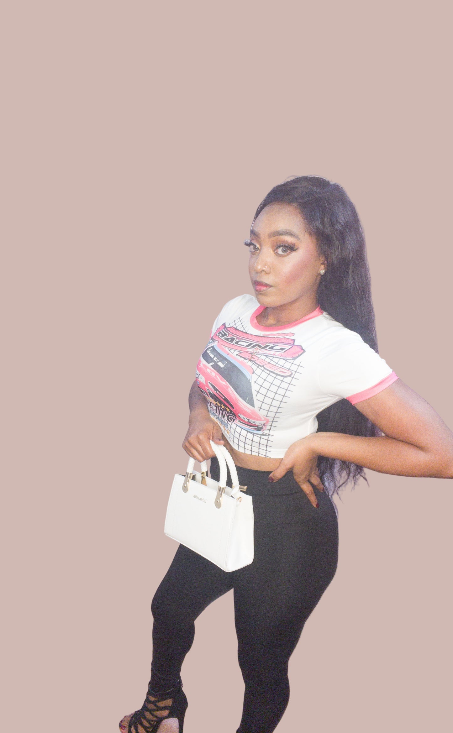 Speed Racing Cropped Top