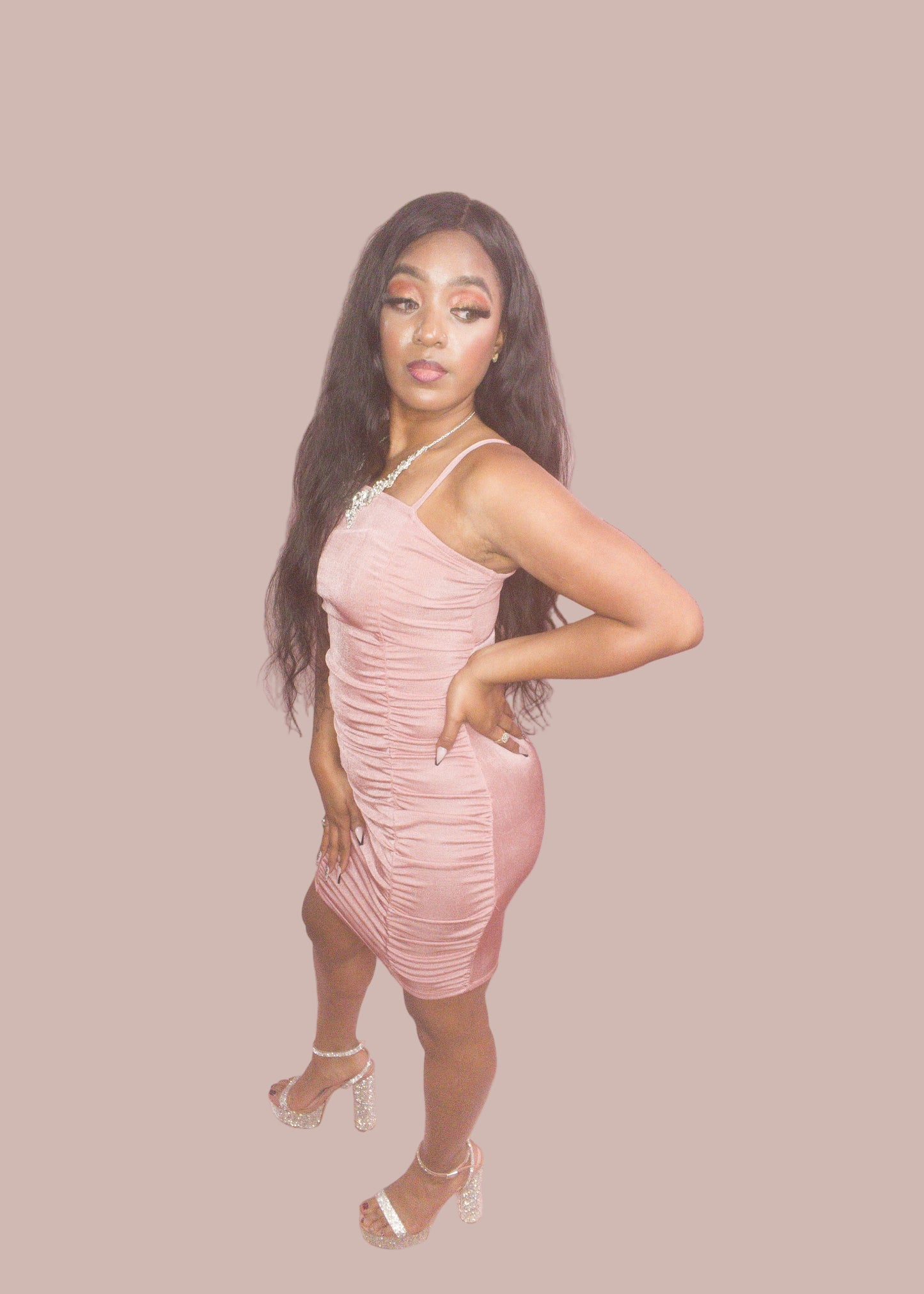 Spaghetti Strap With Back Tie Up