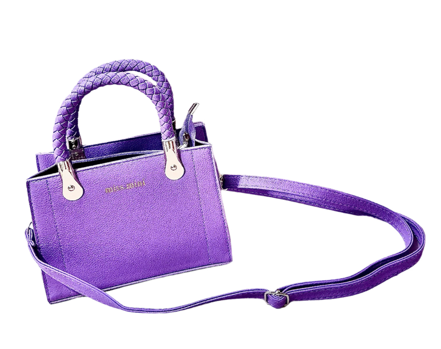 Leather Square Handbag