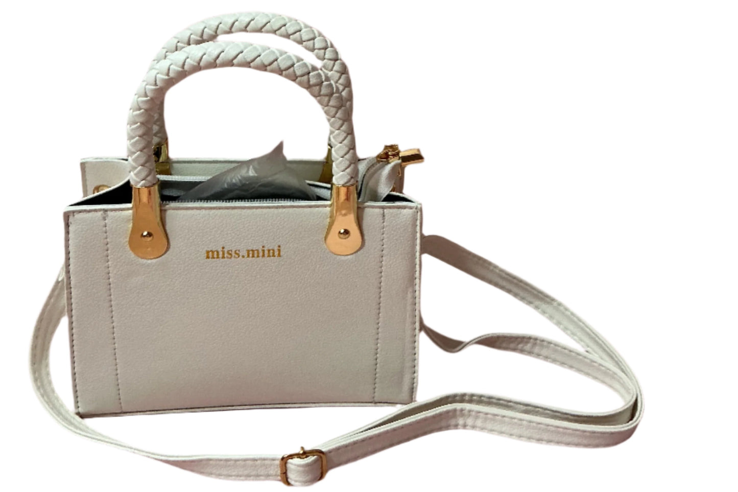 Leather Square Handbag