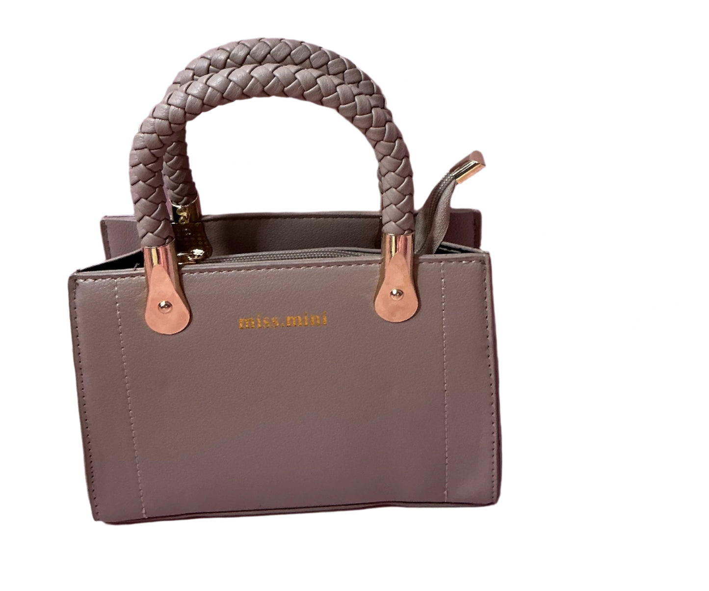 Leather Square Handbag