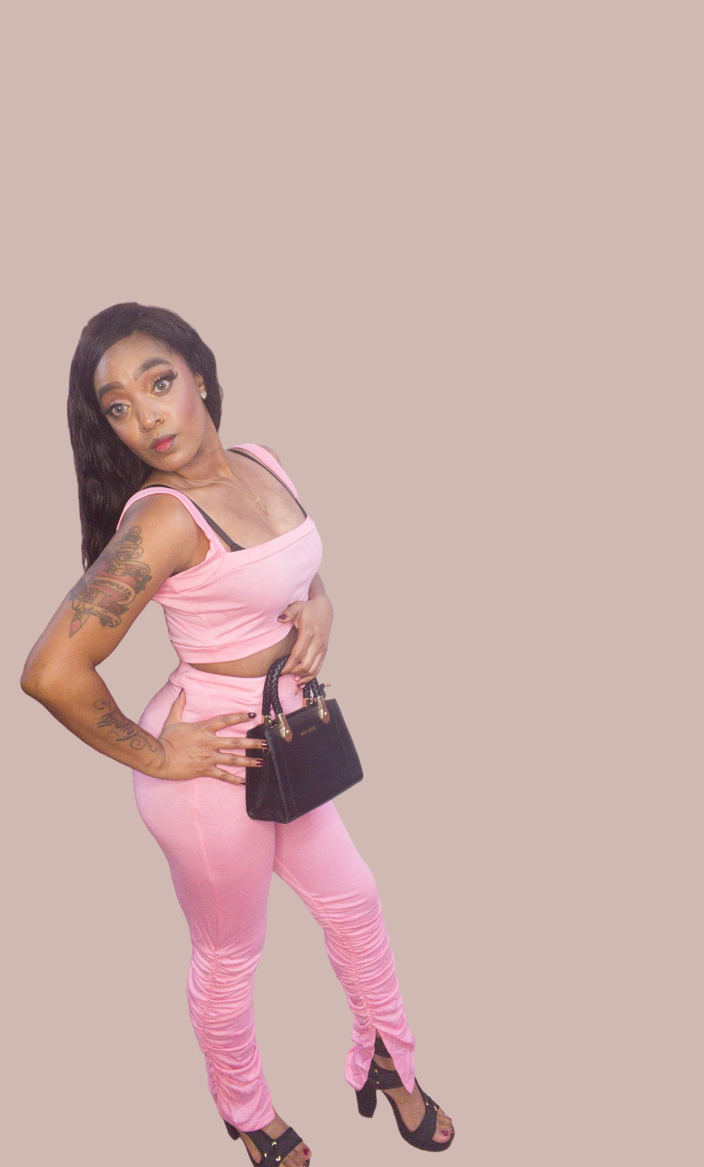 Bubble Gum 2 Piece Pant Set