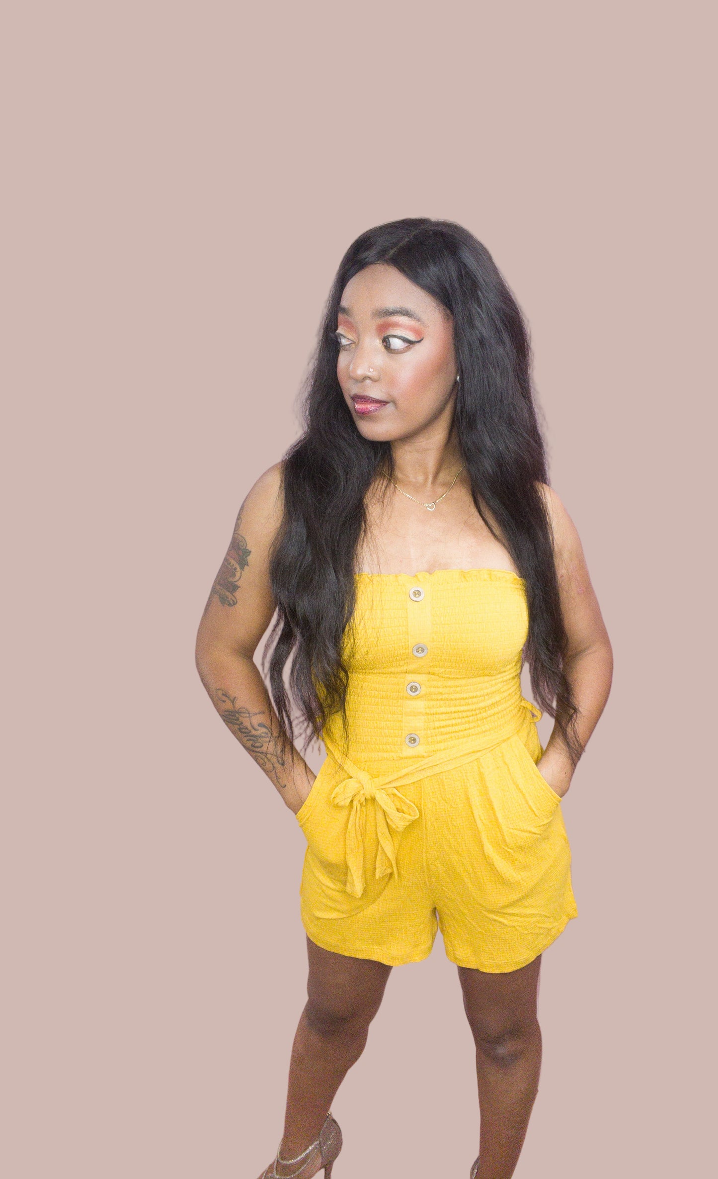 Strapless Shorts Rhomper