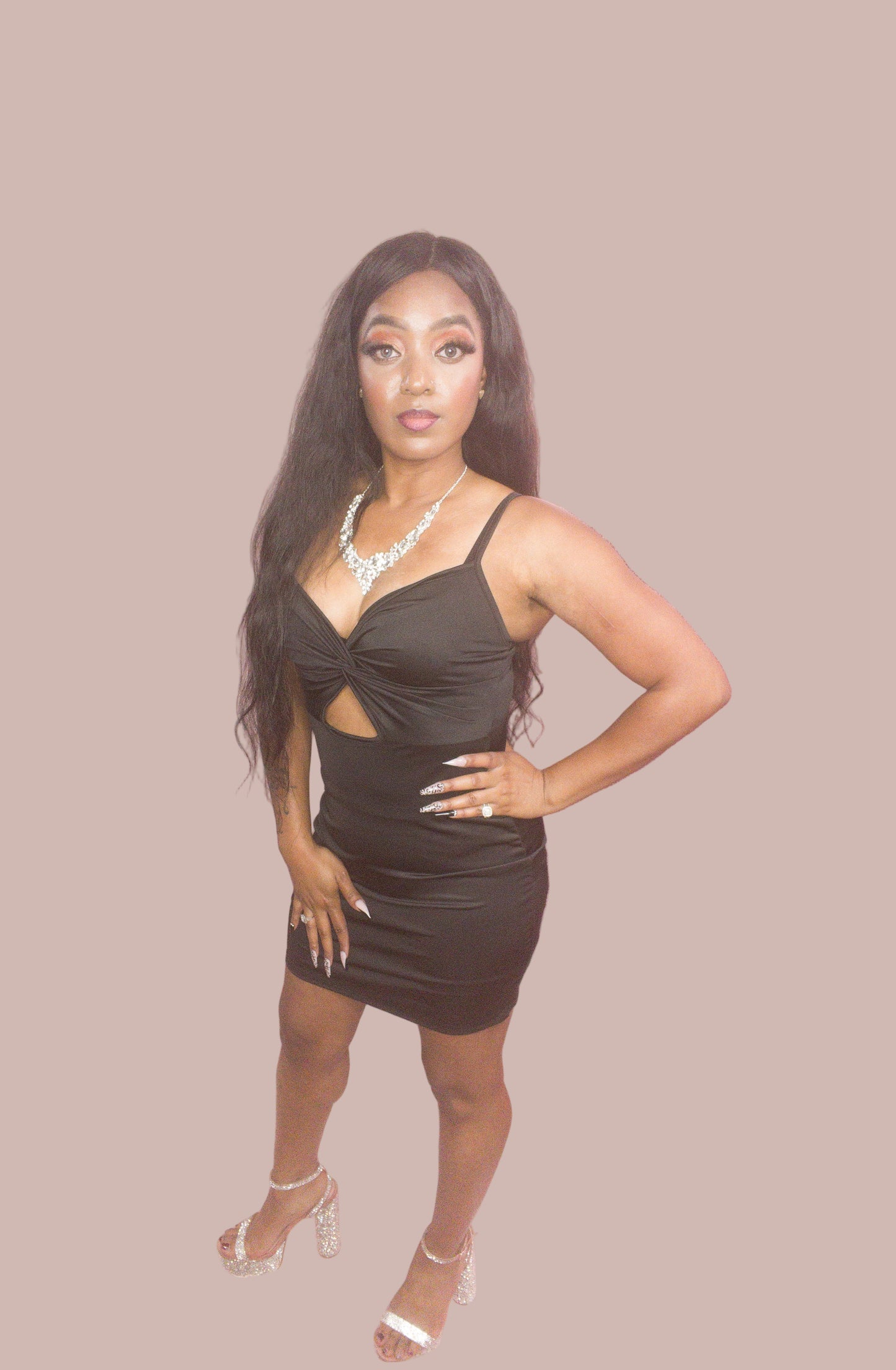 Spaghetti Strap Mini Dress