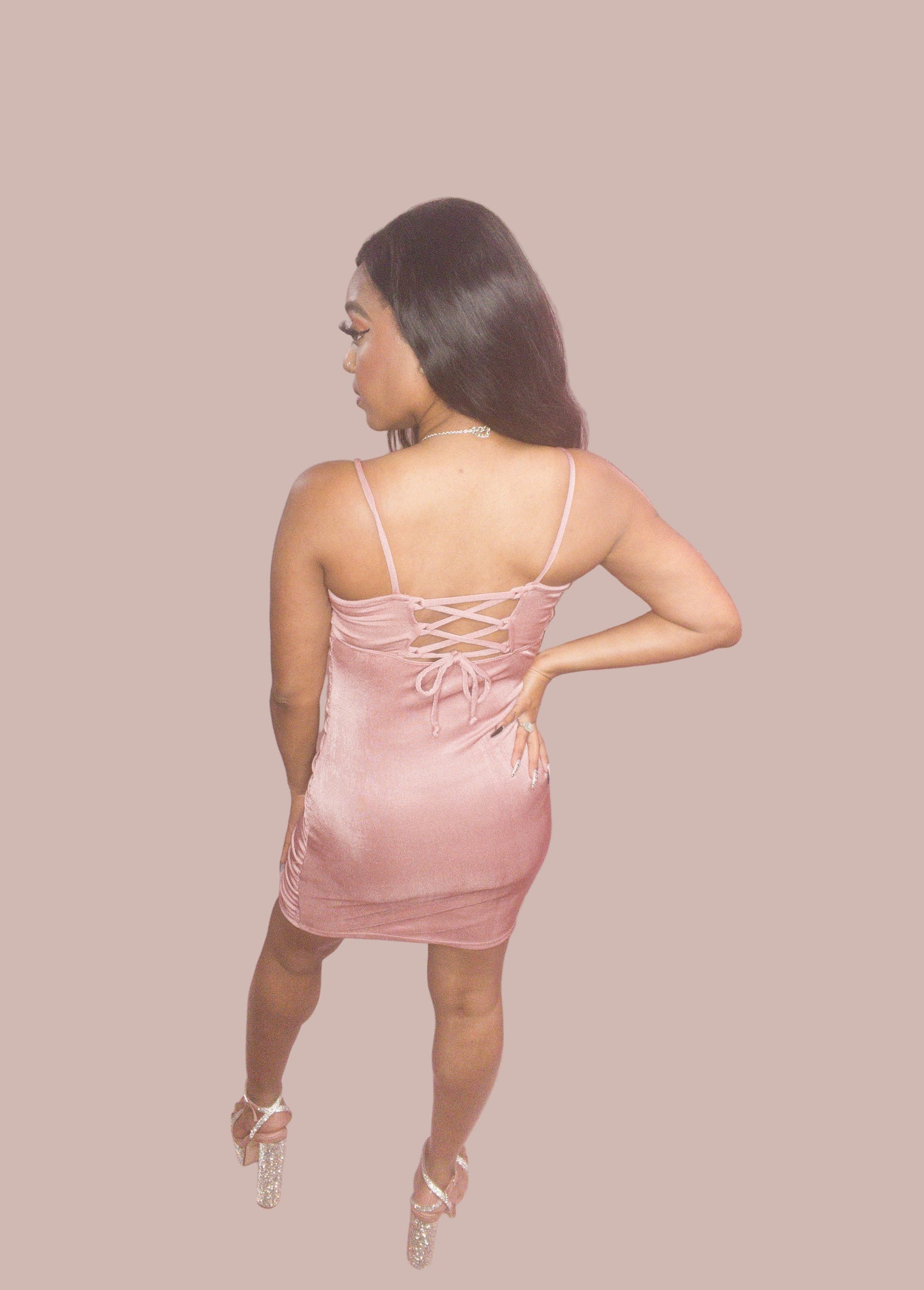 Spaghetti Strap With Back Tie Up