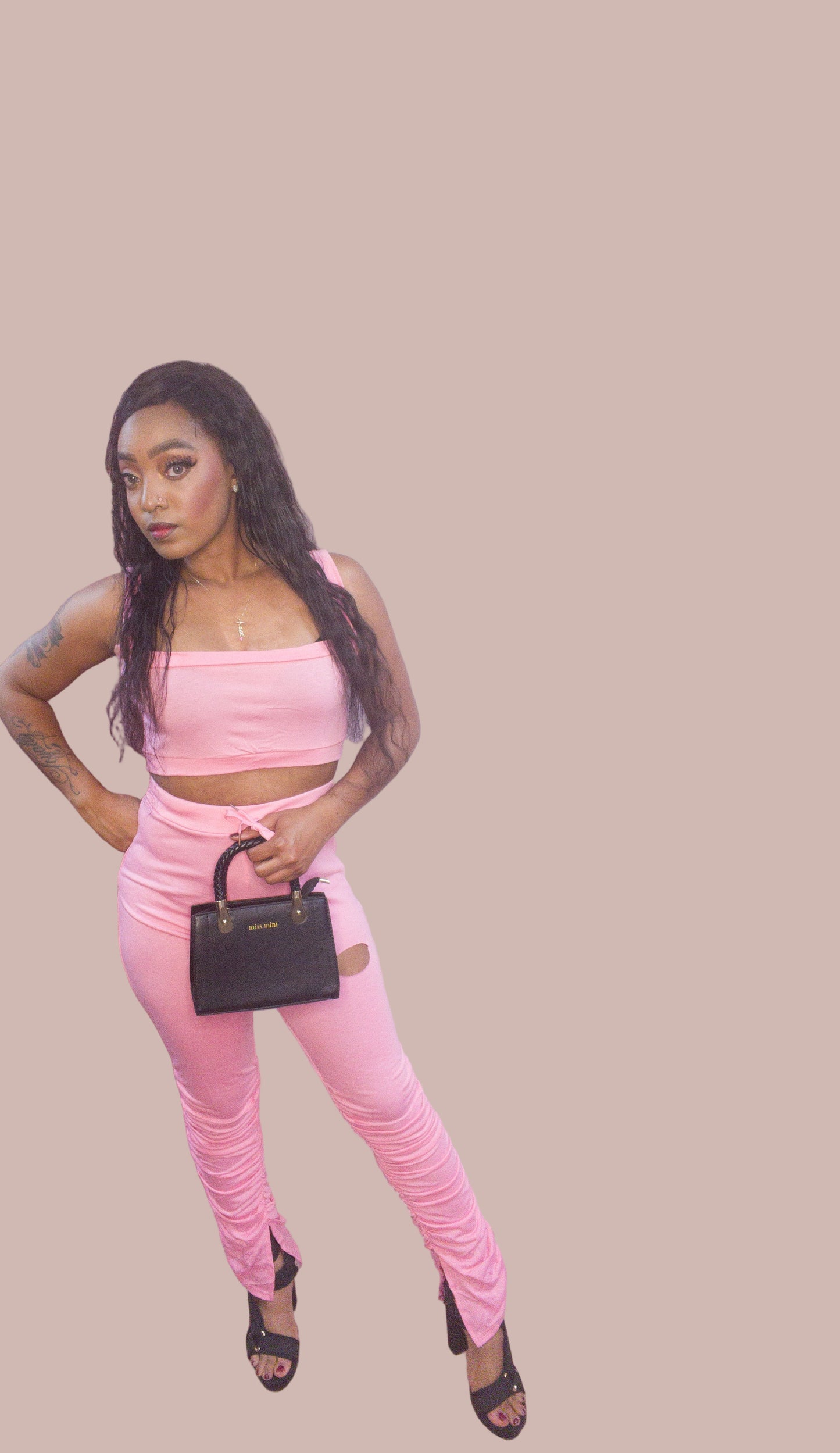Bubble Gum 2 Piece Pant Set