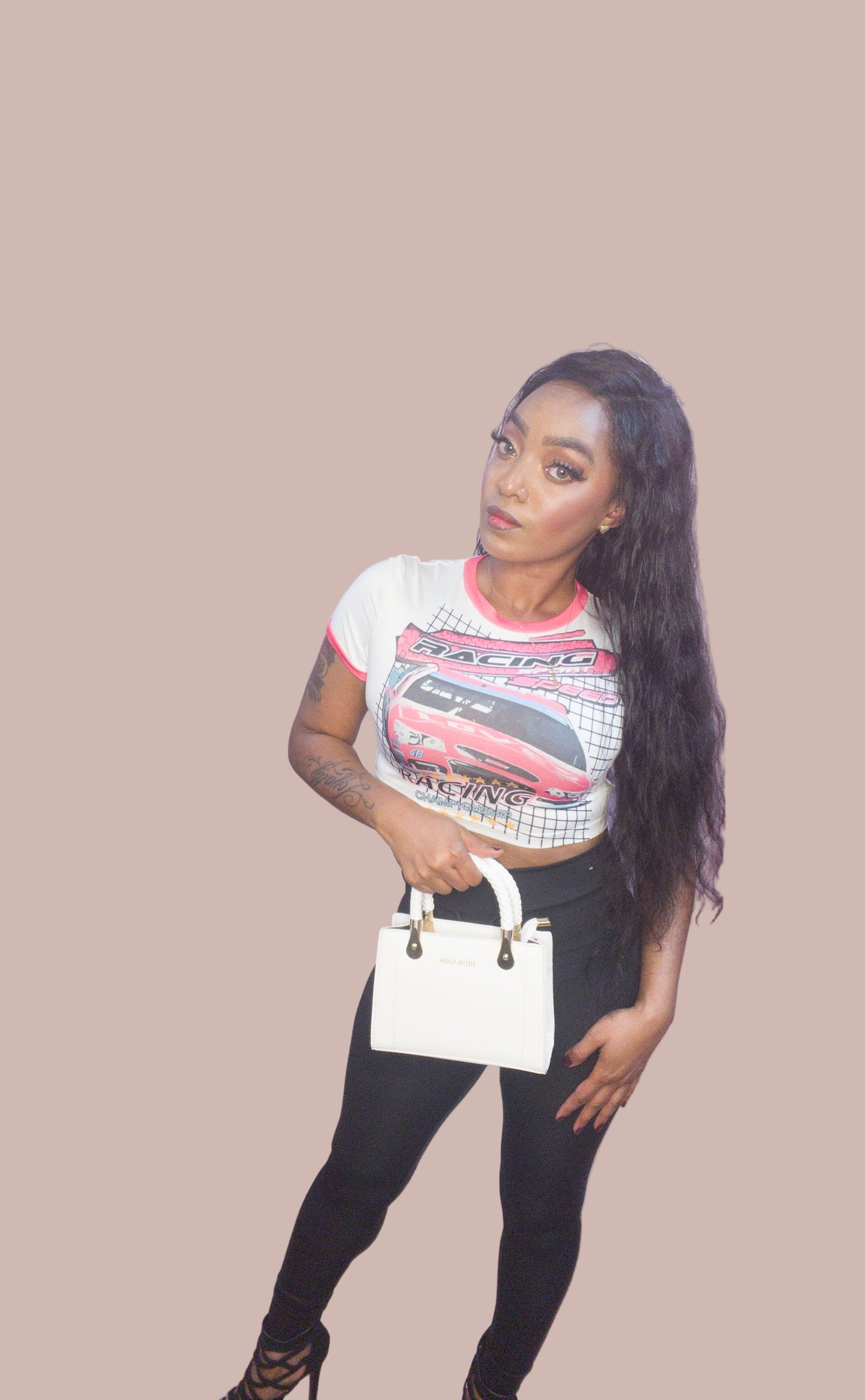 Speed Racing Cropped Top