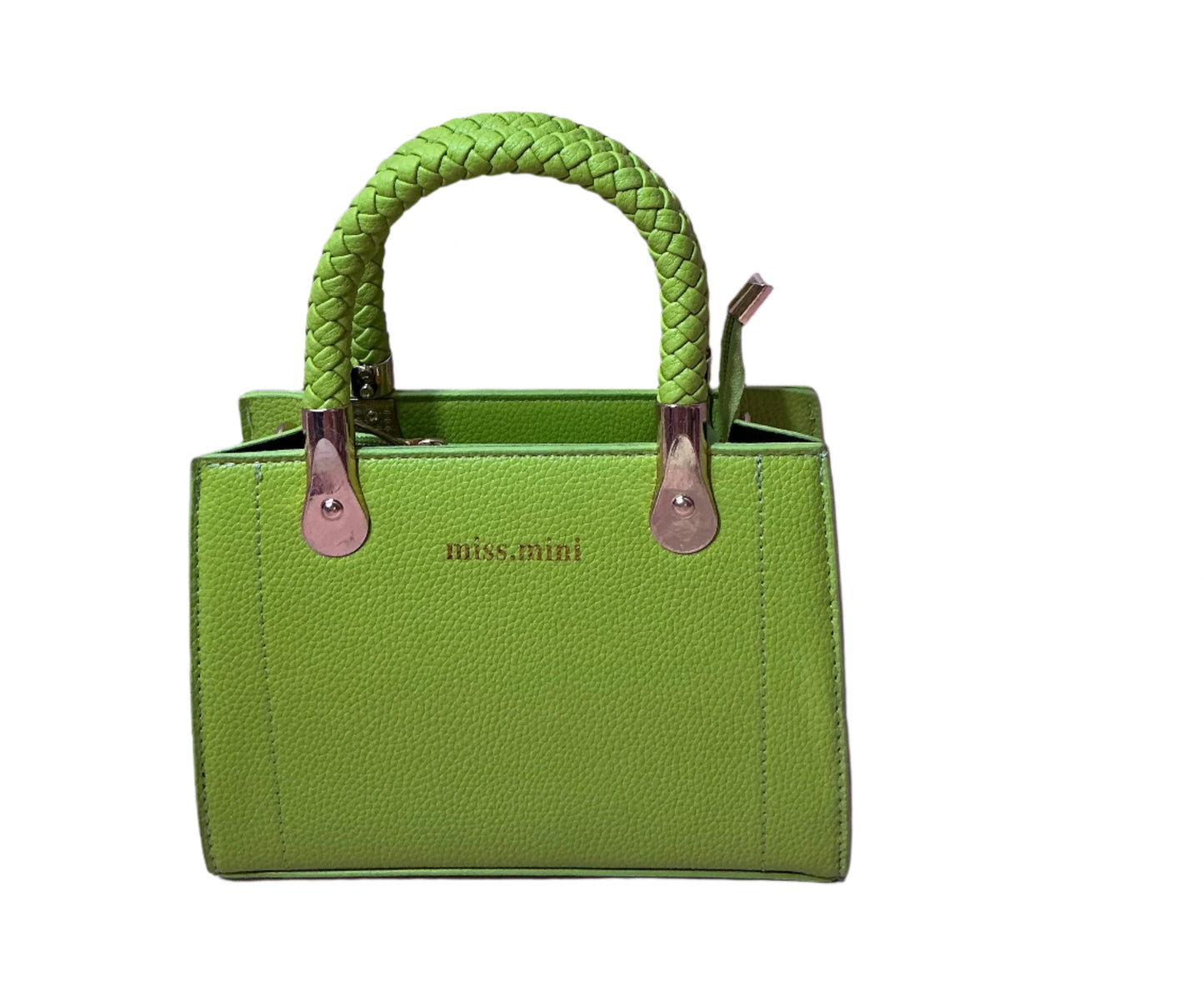 Leather Square Handbag