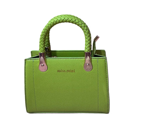 Leather Square Handbag