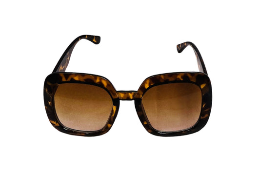 Leopard Square Sunglasses